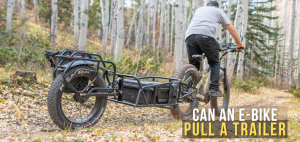 Can an Electric Bike Pull A Trailer