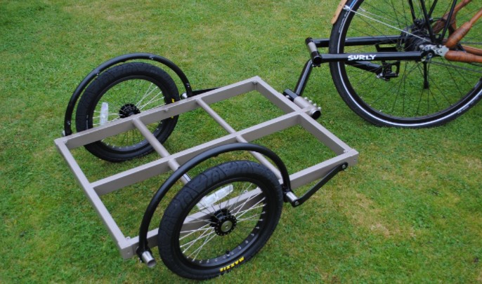 Steps in attaching a trailer to an E-bike
